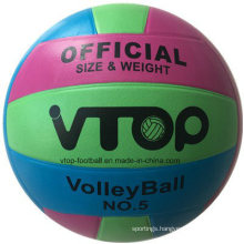 18 Panels Rubber Volleyball with High Quality